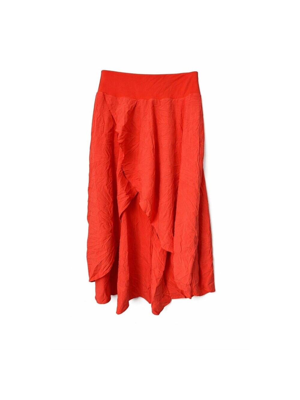 Breezeful High Waisted High Low Ruffle 2-in-1 Flowy Quick Dry Casual 0066